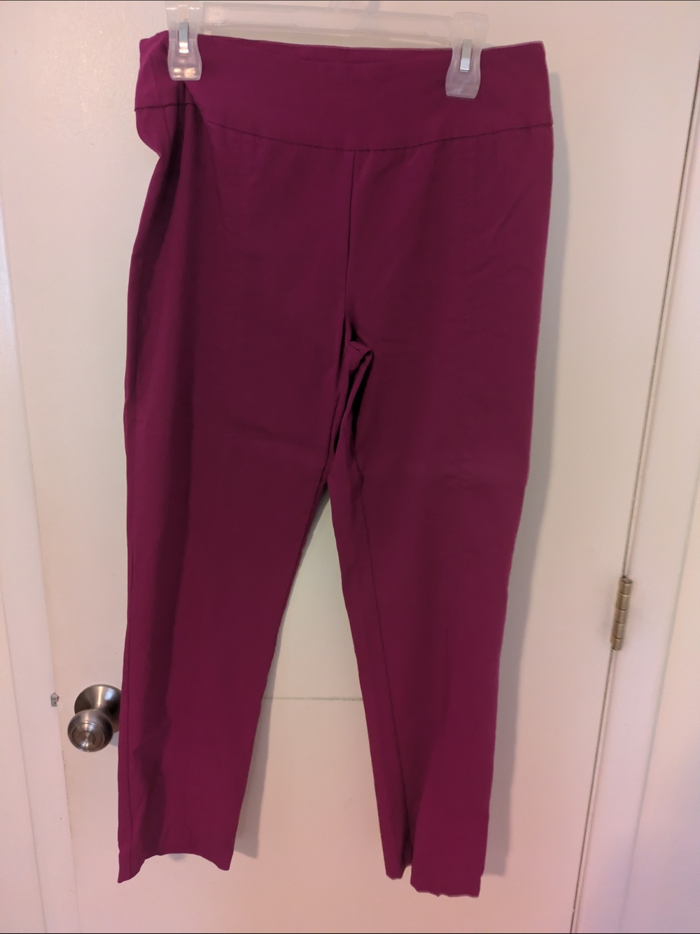 new directions Plum Purple Pull-On Ponte Pants